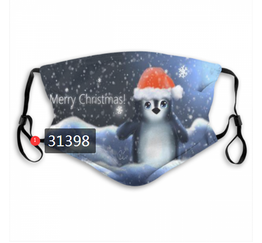 2020 Merry Christmas Dust mask with filter 25->mlb dust mask->Sports Accessory